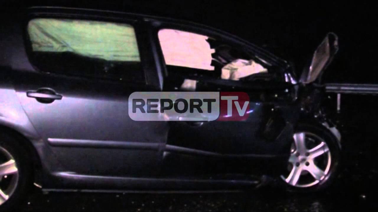 Report TV - Aksident në Elbasan - Peqin, vdes 60-vjeçari, plagosen 4 të tjerë