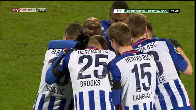 Genki Haraguchi Goal HD - Heidenheim 1-3 Hertha Berlin - 10-02-2016 DFB Pokal