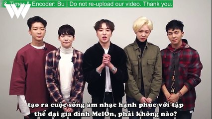 [VIETSUB]160204 WINNER's New Year Message for MelOn Hello 2016 [OAO Subteam]