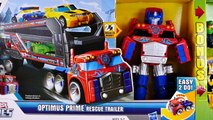 Giant Rescue Bots Optimus Prime Rescue Trailer Transformers 17 Semi Truck Playskool Heroes DCTC