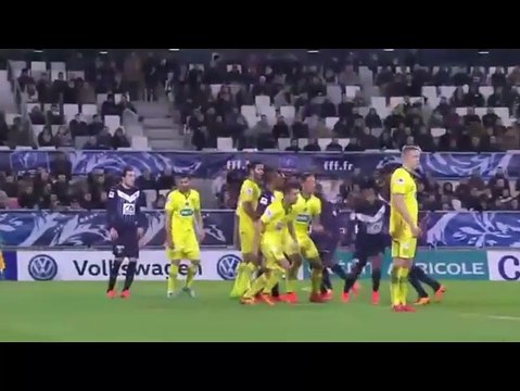 All Goals - 2 - 2 Bordeaux vs Nantes 10.02.2016 HD