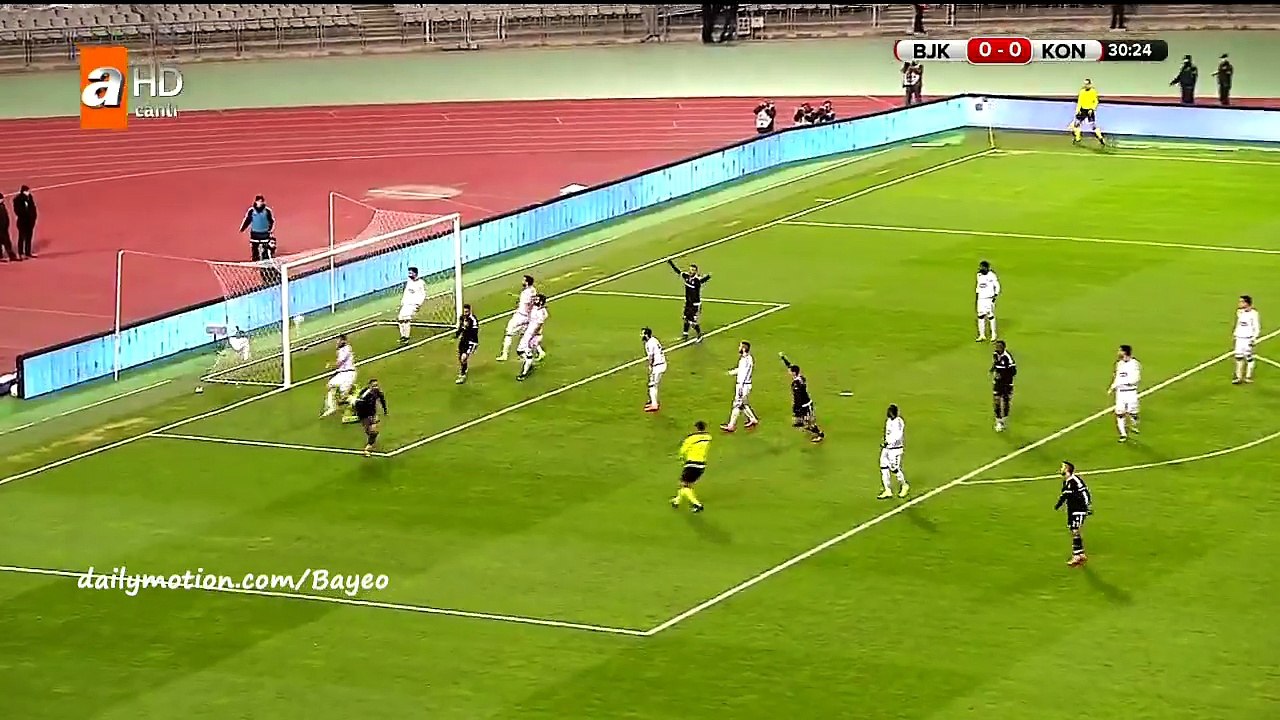 Cenk Tosun Goal HD - Besiktas 1-0 Konyaspor - 10-02-2016 Turkish Cup - Play Offs