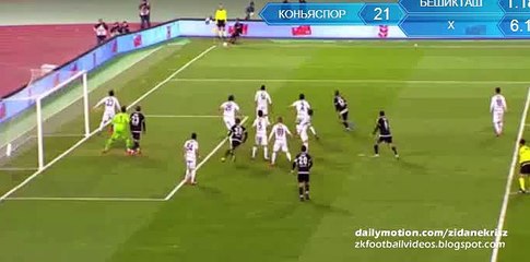 Cenk Tosun Goal HD - Besiktas 1-0 Konyaspor 10.02.2016 HD