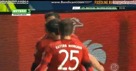 Robert Lewandowski Fantastic Goal - Bochum 0-1 Bayern - DFB Pokal - 10.03.2016