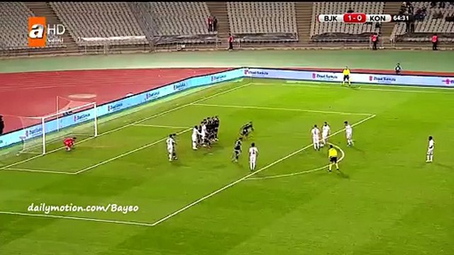 Riad Bajic Goal HD - Besiktas 1-1 Konyaspor - 10-02-2016 Turkish Cup - Play Offs -