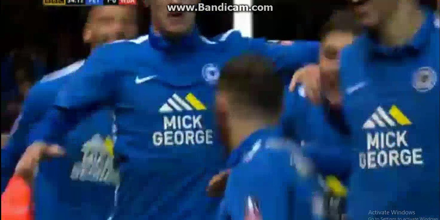 Jon Taylor Super Goal Peterborough 1-0 West Brom 10-02-2016