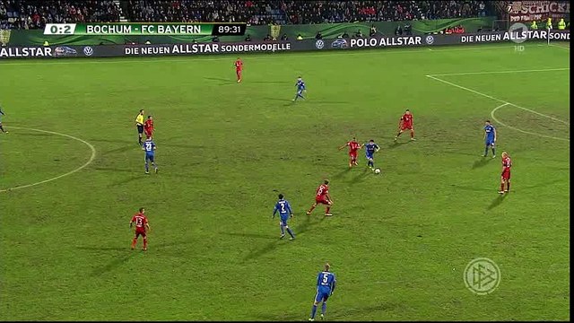 Robert Lewandowski Goal HD - Bochum 0-3 Bayern Munich - 10-02-2016