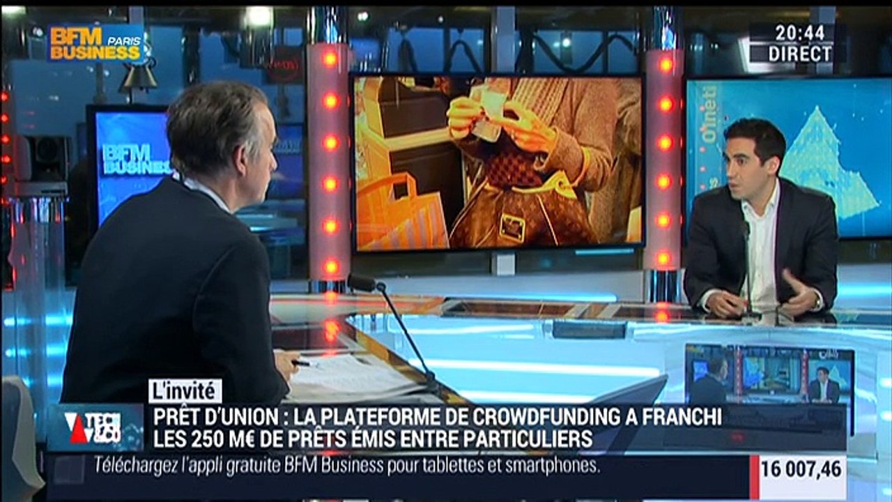 "Prêt d'Union permet aux emprunteurs d'emprunter moins cher, plus rapidement et sans paperasserie", Charles Egly - 10/02