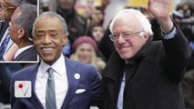 Bernie Sanders makes waves with Al Sharpton in Harlem