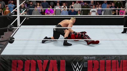 WWE 2K16 deadpool v brock lesnar