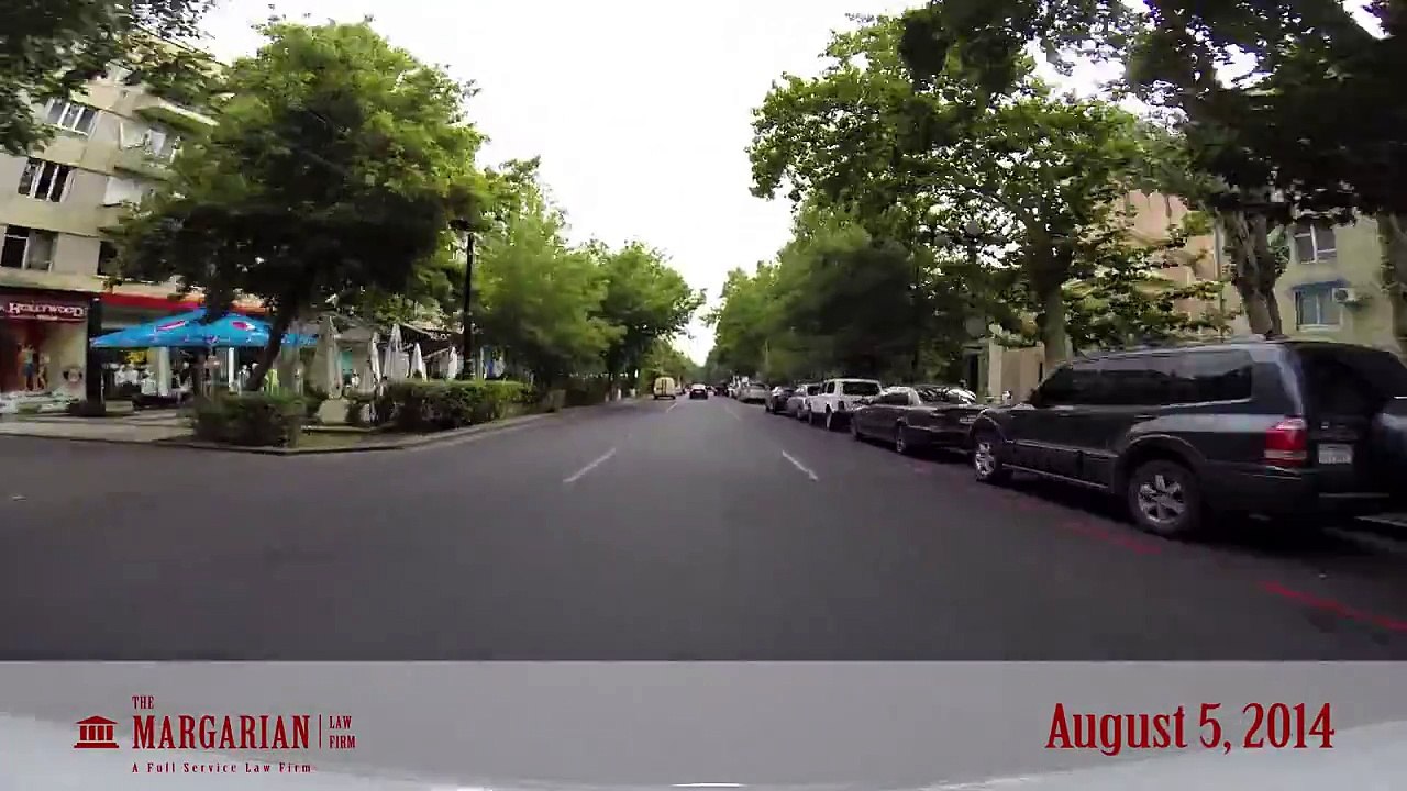 Driving Through the Streets of Yerevan