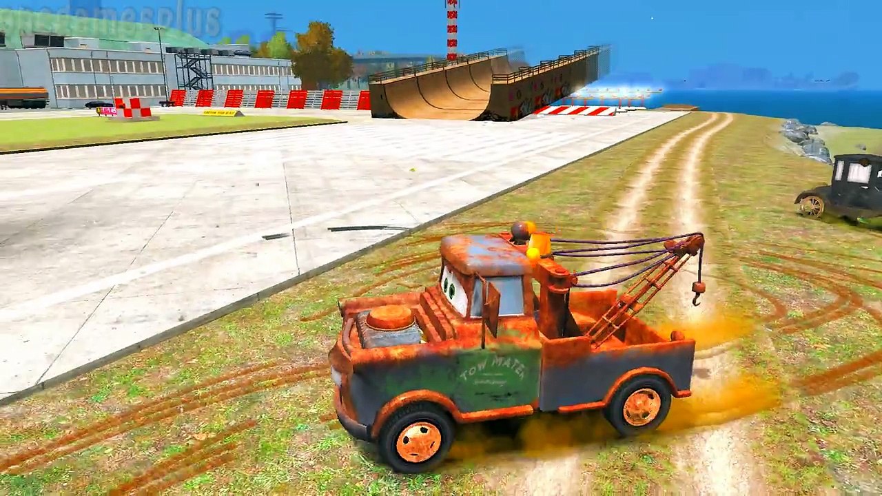 Dinoco McQueen VS Chick Hicks Disney PIXAR cars Childrens Songs Nursery Rhymes