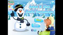 Disney Princess Frozen-Anna and Elsa Build Olaf-Baby Games HD