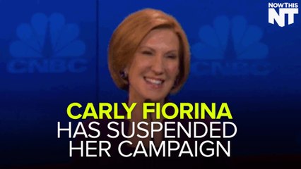 Carly Fiorina Drops Out