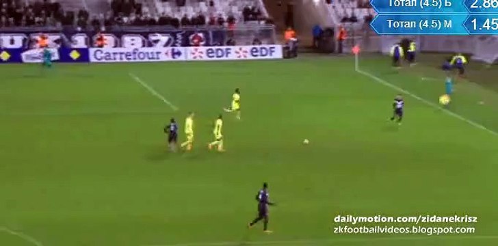 Goal Andre Biyogo Poko - Bordeaux 2-1 Nantes 10.02.2016 HD
