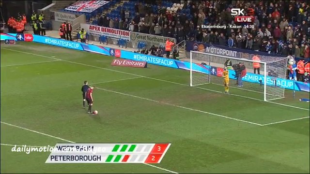 All Goals & Full Penalties HD - Peterborough 1-1 (3-4) West Brom - 10-02-2016 FA Cup