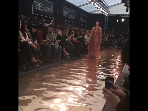 Nuria Fergó: Invitada al desfile de Couchel en La Madrid Fashion Show