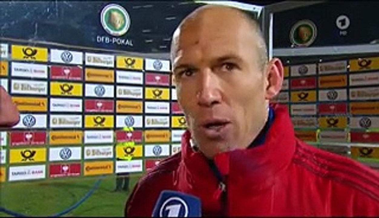 A Robben Post Match Interview - VfL Bochum vs FC Bayern München