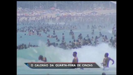 Rio de Janeiro registra sensação térmica de 45,6º C