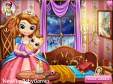 Baby Disney Princess Games-Sofia The First Caring Little Sister Video-New Baby Caring Games