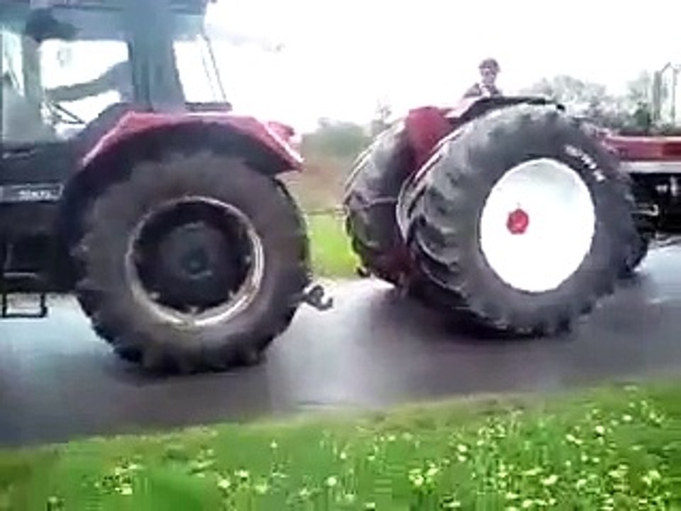 Тракторы, кто сильнее- IHC 844 vs IHC 856