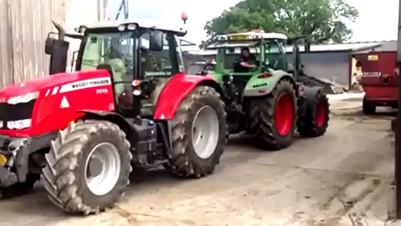 Тракторы, кто сильнее- Massey Ferguson 7618 vs Fendt 724 Vario