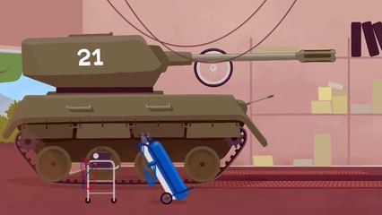 Çizgi film Doktor Mac Wheelie Tankı bir traktöre dönüştürüyoruz Türkçe dublaj