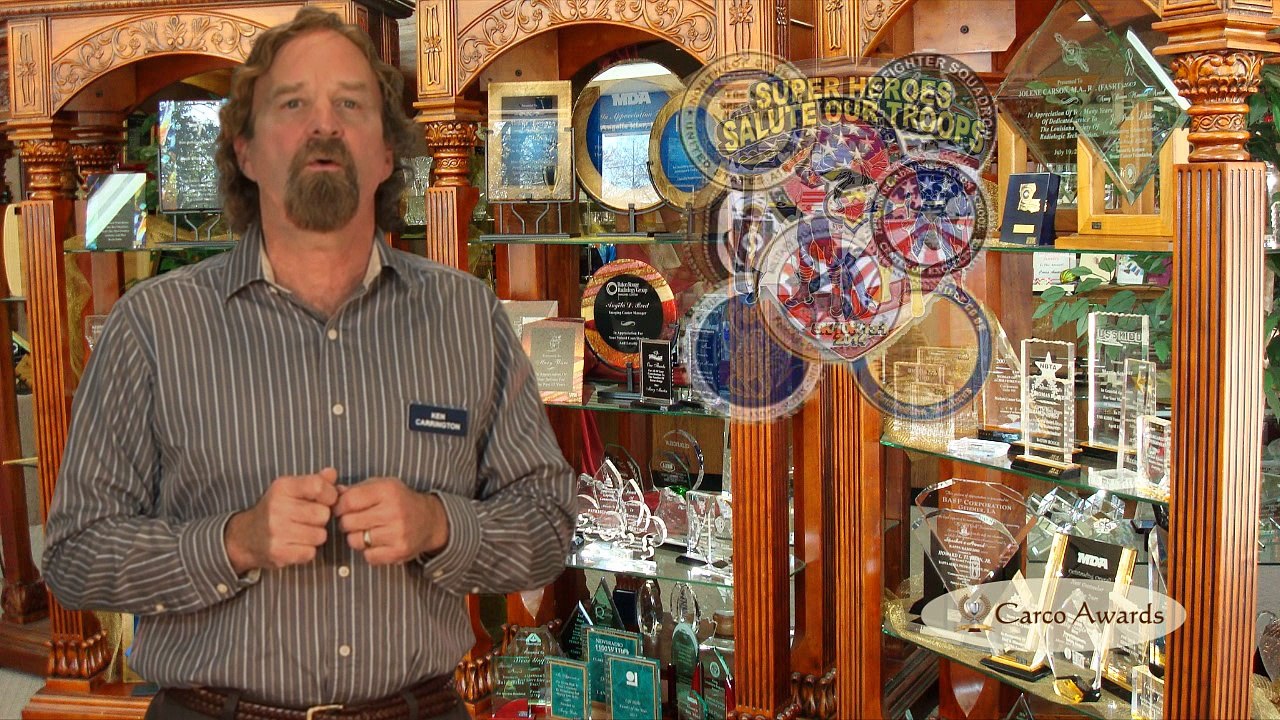 Carco Awards, Challenge Coins, Baton Rouge, www.carcoawards.com, trophy shop