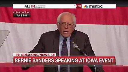 Bernie Sanders : Aucun autre candidat ne vous le dira