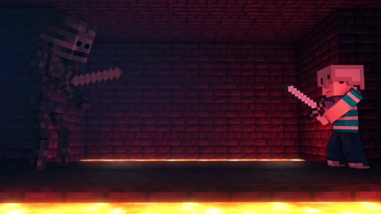 Wither Skeleton Encounter - Minecraft Animation - Slamacow