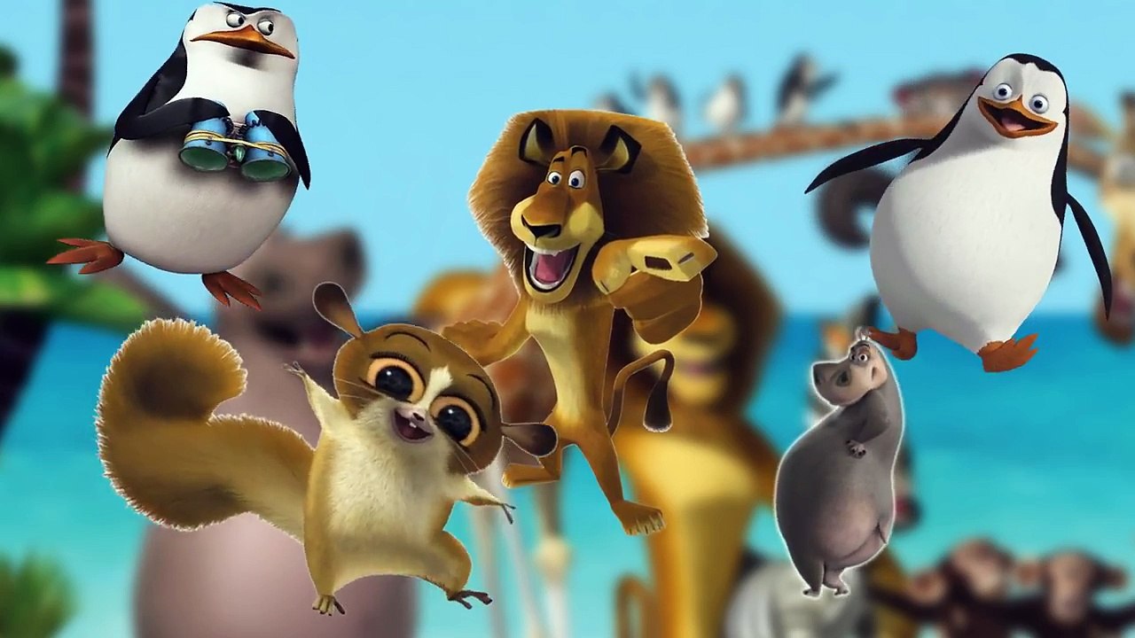 Madagascar Finger Family Finger Family Cartoon Animation Rhymes for Children