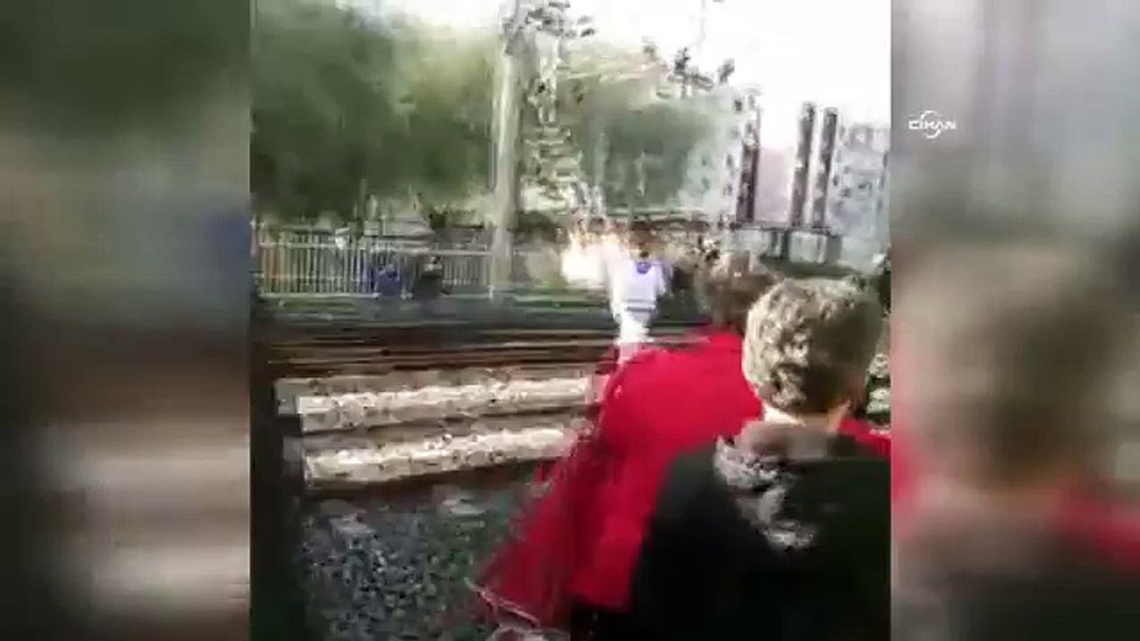 İZBAN'da patlama