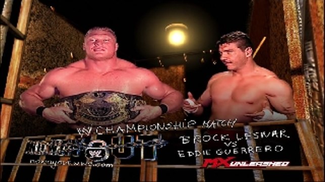 Brock Lesnar vs Eddie Guerrero WWE Championship No Way Out 2004