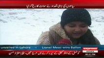 Snowfall in Swat Valley Very Cold Weather Tourist Enjoy by Sherin Zada