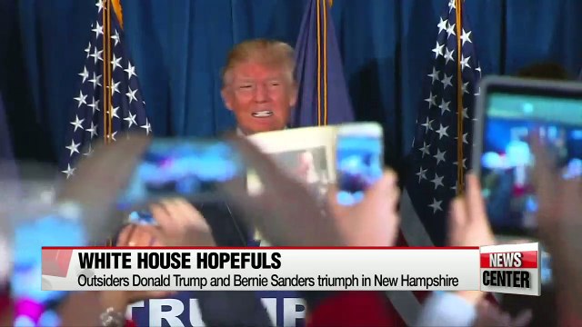 Trump, Sanders win big in New Hampshire primary