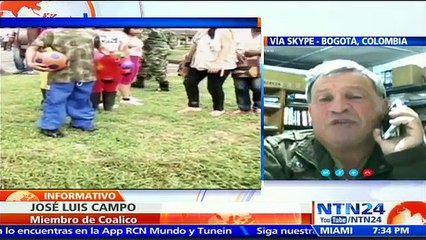 Presidente de Benposta Colombia celebra en NTN24 anuncio de las FARC de que no reclutarán a menores de 18 años