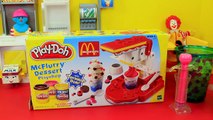 Orbeez Crush McDonalds McFlurry Desserts! Sweet Treats Make Your Play Doh McDonalds Ice Cr