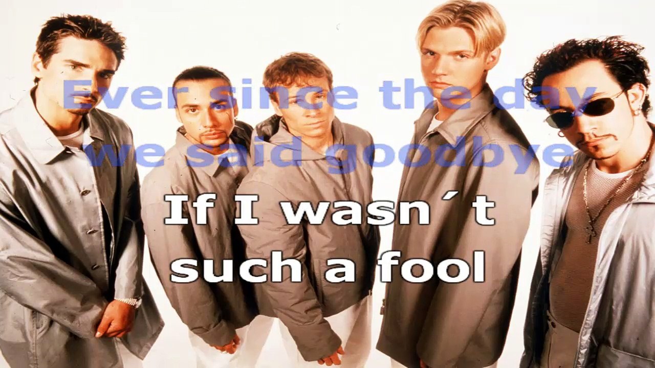Backstreet Boys - Back to your heart - karaoke lyrics