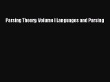 [PDF Download] Parsing Theory: Volume I Languages and Parsing [Download] Full Ebook