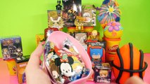 Play Doh Eggs Surprise Toys DC Marvel Disney Mickey Mouse Vinylmations Kingdom Hearts Playdough