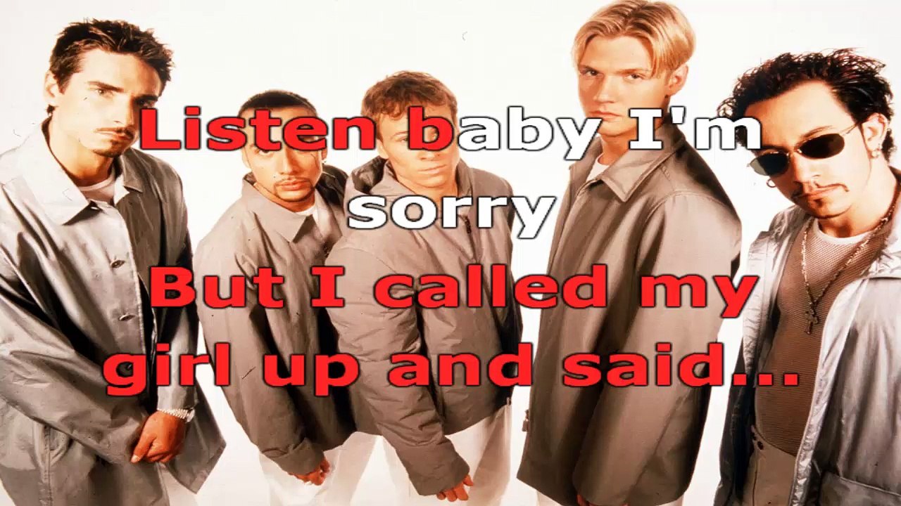 Backstreet Boys - The call - karaoke lyrics
