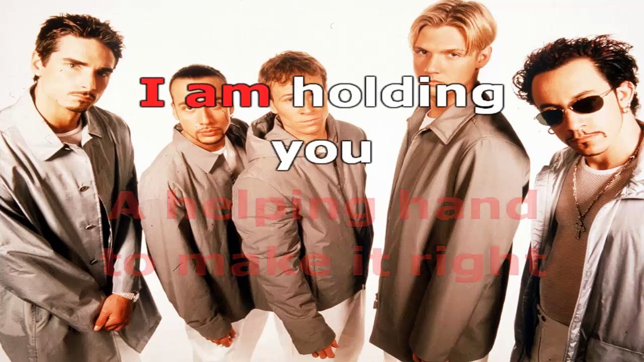 Backstreet Boys - The one - karaoke lyrics
