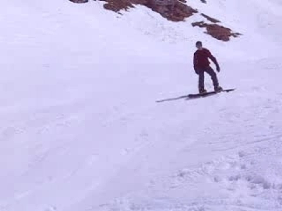 Chute en surf