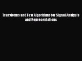 (PDF Download) Transforms and Fast Algorithms for Signal Analysis and Representations PDF