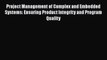 PDF Download Project Management of Complex and Embedded Systems: Ensuring Product Integrity