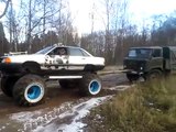 Ауди 100 против ГАЗ66!
