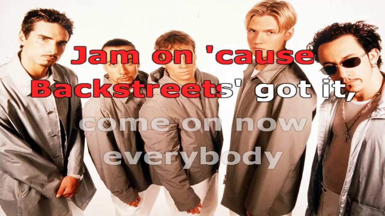 Backstreet Boys - We've got it goin' on - karaoke lyrics