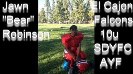 #8 Jawn "Bear" Robinson Youth Football Highlights