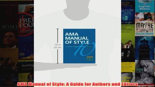 Download PDF  AMA Manual of Style A Guide for Authors and Editors FULL FREE