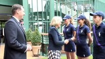 The Duchess of Cornwall attends the 125th Wimbledon Championships